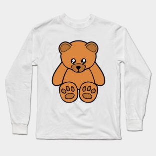 Cute crying teddy Long Sleeve T-Shirt